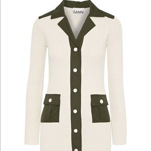 Ganni Tech Knit Sweater Dress NWOT